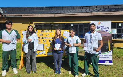 Centro de Salud Familiar de Carmela Carvajal realiza un llamado a combatir la Tuberculosis